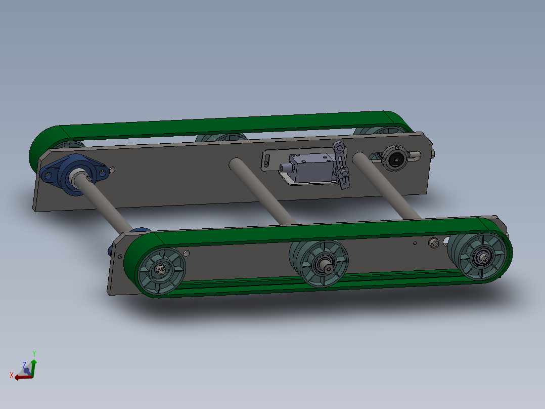 0.62米双皮带输送机