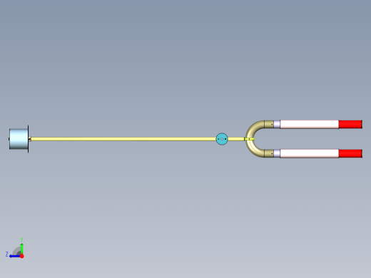 弯管天花吊灯右视缩略图