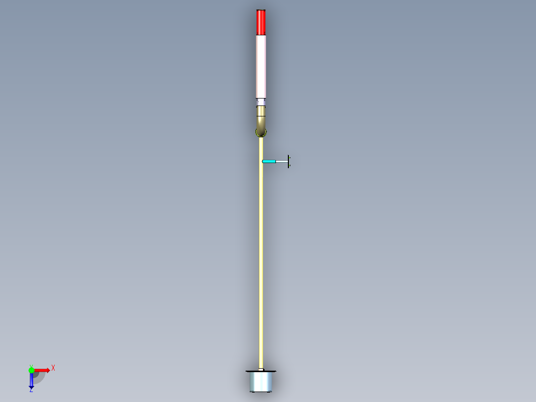 弯管天花吊灯俯视图