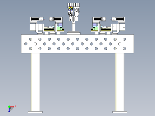 气动焊接柔性工装平台俯视缩略图