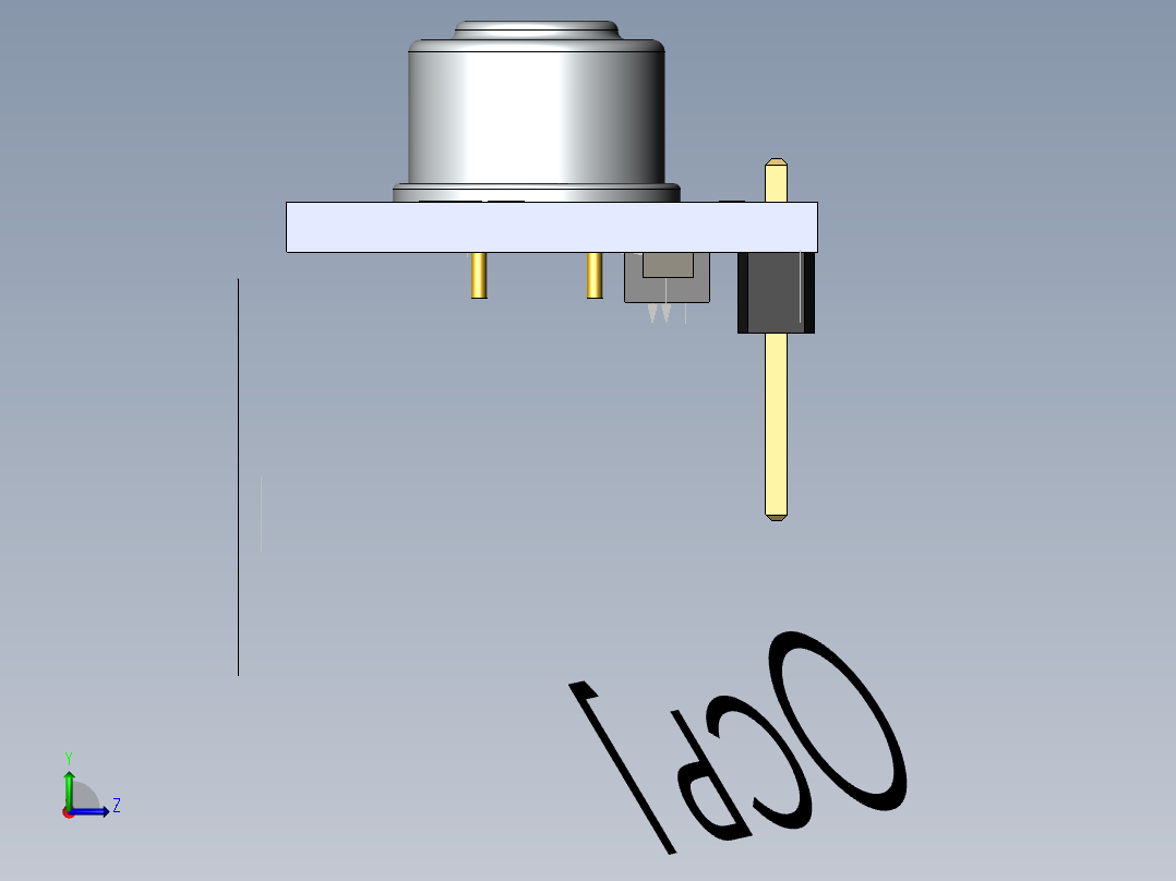 传感器(76)左视图