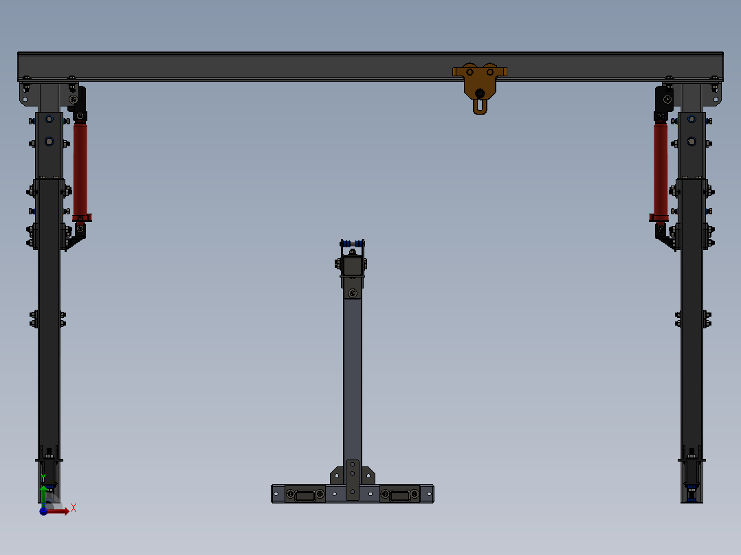 龙门架(7)前视图