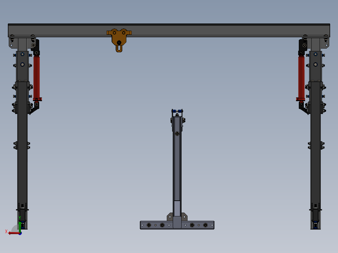 龙门架(7)后视图