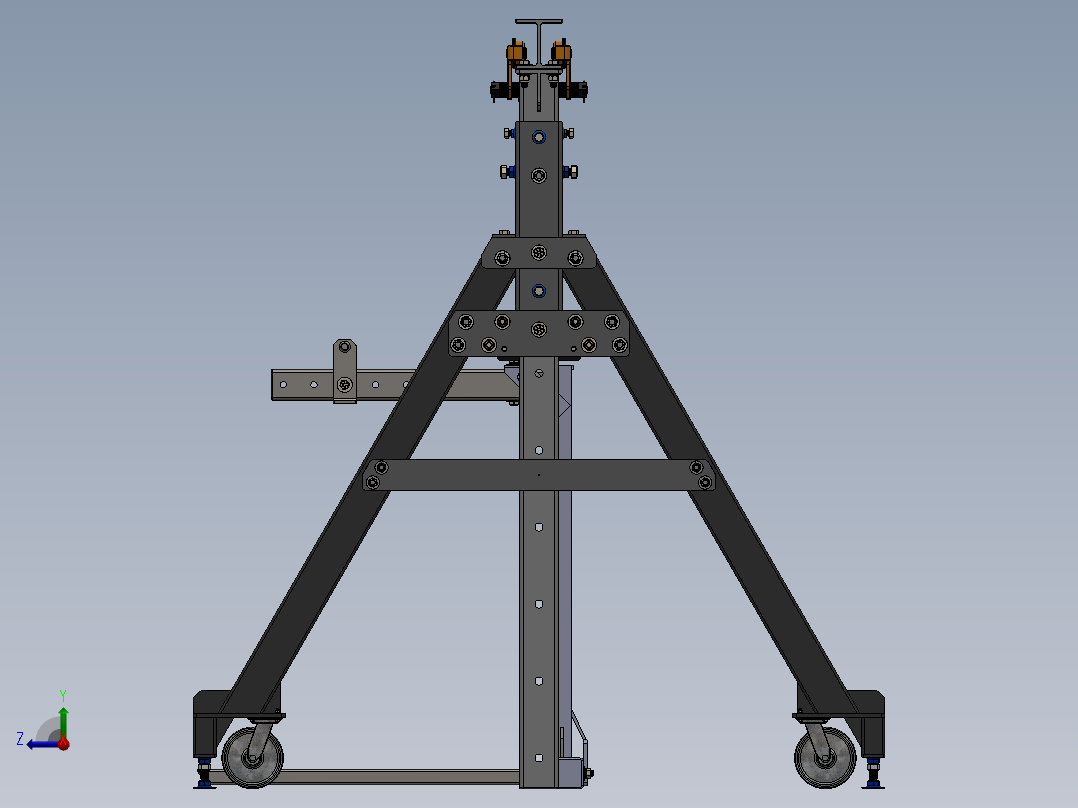 龙门架(7)右视图