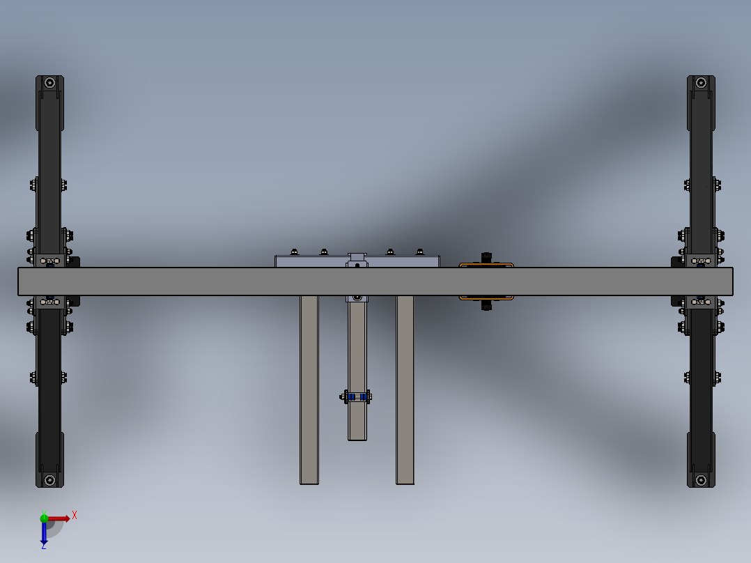 龙门架(7)俯视图