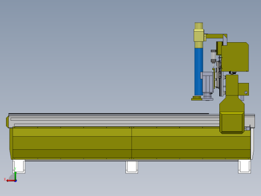 气缸三头换刀雕刻机后视缩略图
