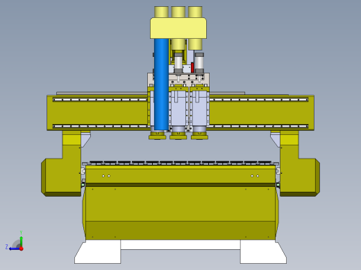 气缸三头换刀雕刻机右视缩略图