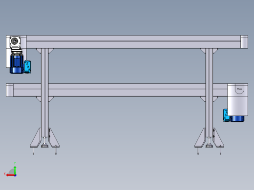 BS2R300滚子链输送线（B160）后视缩略图