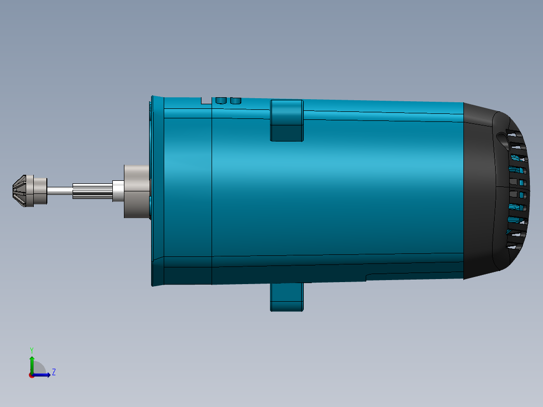 直流电机、电机(39)左视图