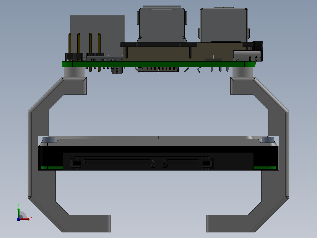 树莓派(18)前视图