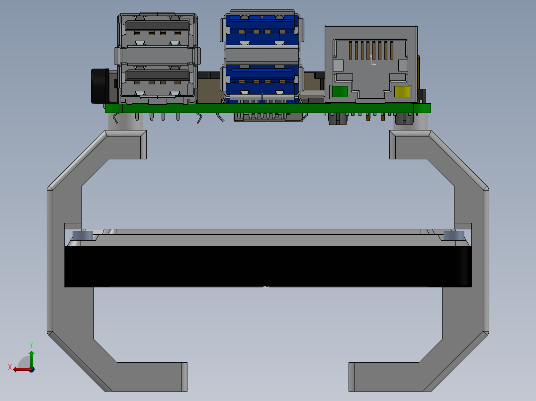 树莓派(18)后视图
