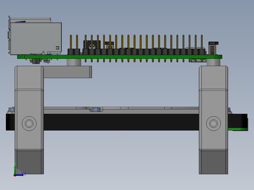 树莓派(18)左视图