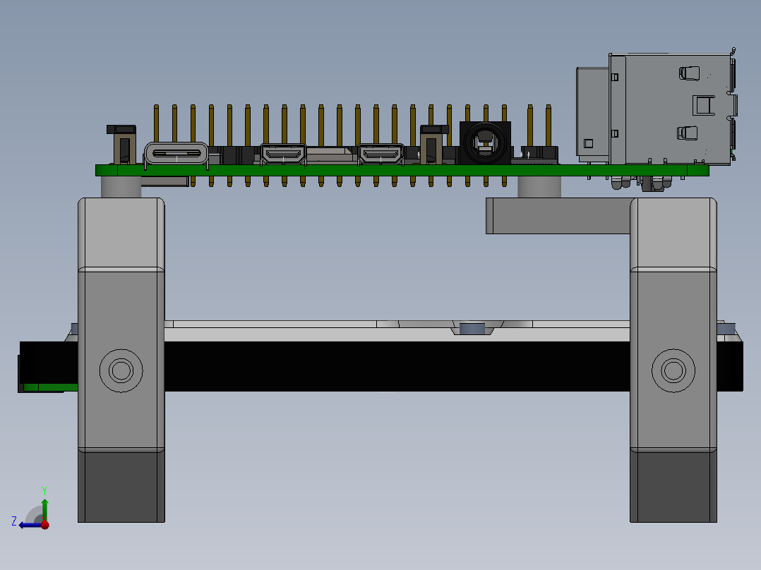 树莓派(18)右视图