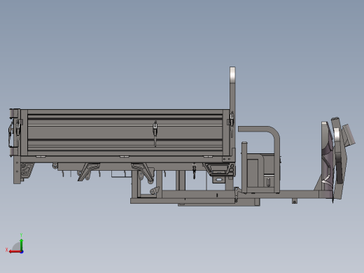 电动三轮车2.0米自卸方案后视缩略图