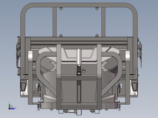 电动三轮车2.0米自卸方案左视缩略图