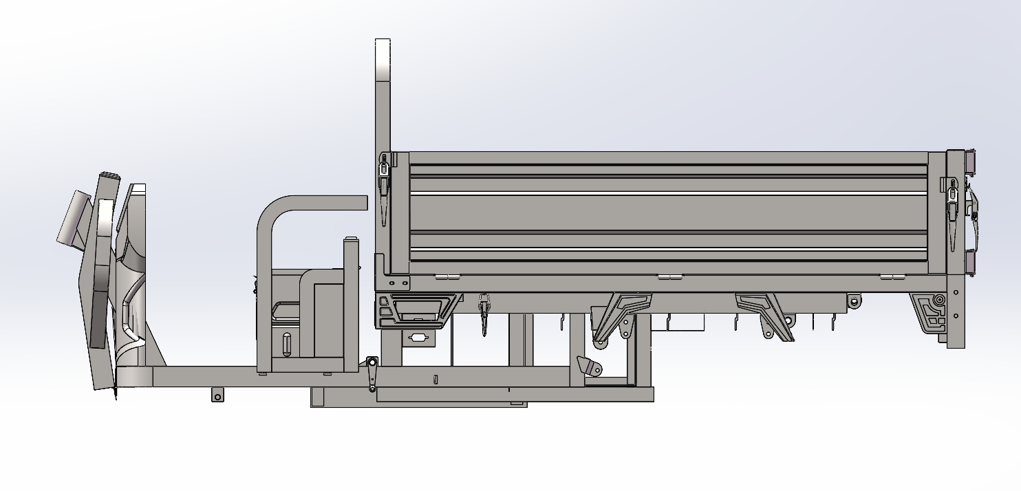 电动三轮车2.0米自卸方案