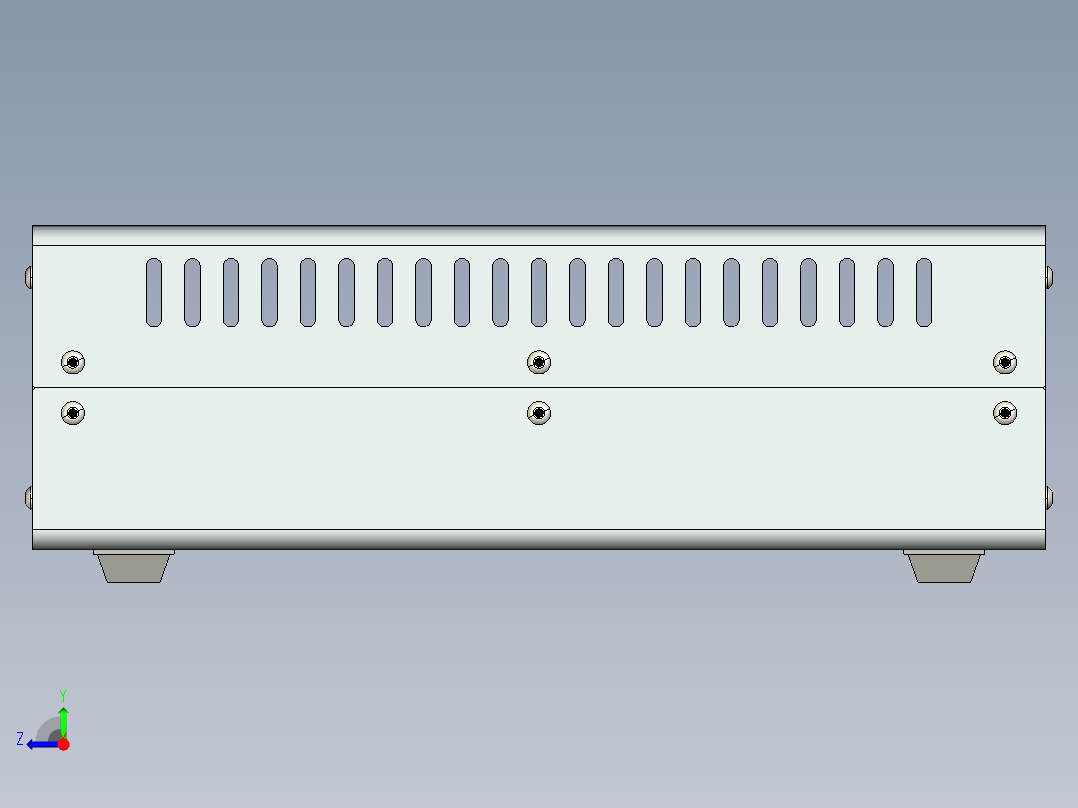 A0003147-UniCase-E250 电子设备的通用机箱右视图