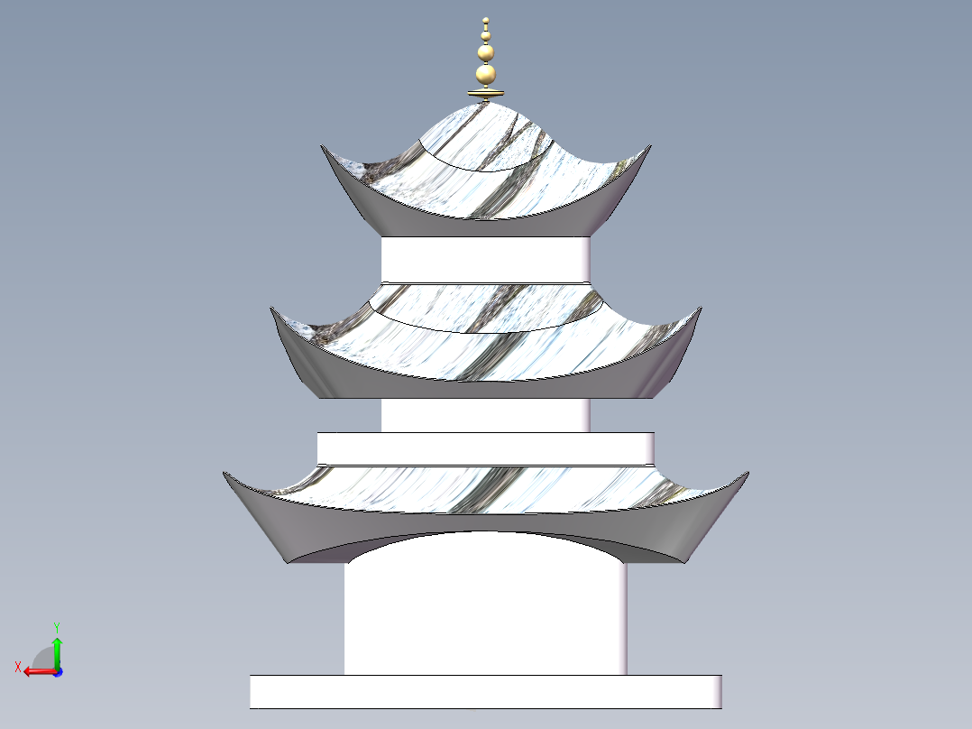 古楼后视图