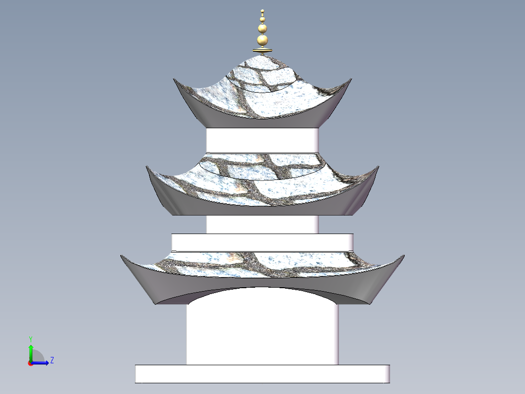 古楼左视图