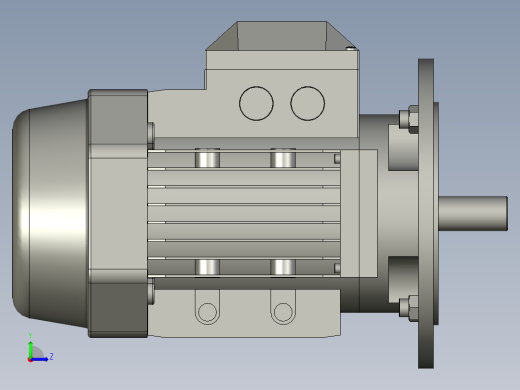 3NMRV110-150型蜗轮蜗杆减速机NMRV15080112B5B3YE2-22-4P_NMRV110-150型蜗轮蜗杆减速机NMRV15080112B5B3YE2-4-4P_IEC电机-A左视缩略图