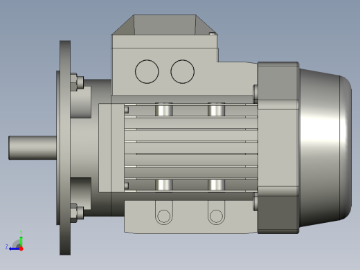 3NMRV110-150型蜗轮蜗杆减速机NMRV15080112B5B3YE2-22-4P_NMRV110-150型蜗轮蜗杆减速机NMRV15080112B5B3YE2-4-4P_IEC电机-A右视缩略图