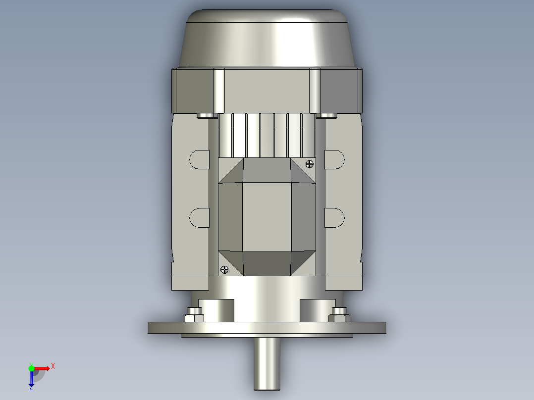 3NMRV110-150型蜗轮蜗杆减速机NMRV15080112B5B3YE2-22-4P_NMRV110-150型蜗轮蜗杆减速机NMRV15080112B5B3YE2-4-4P_IEC电机-A俯视图