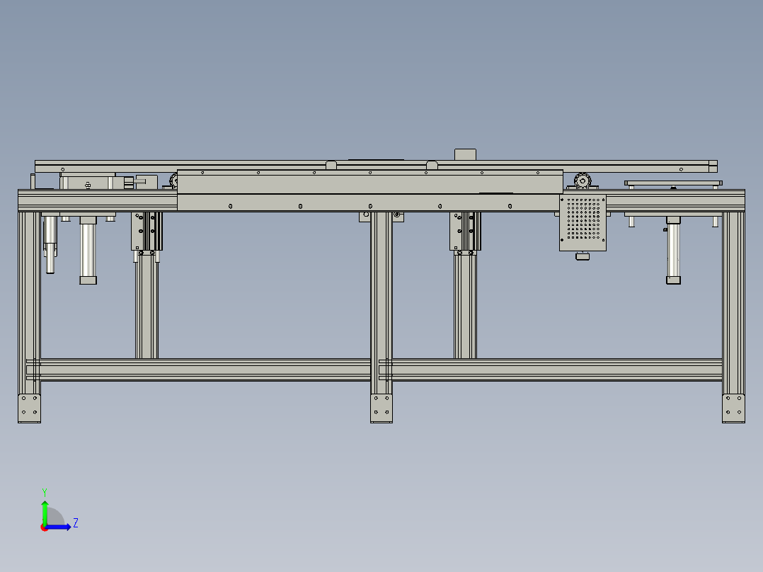 粘定位台左视图