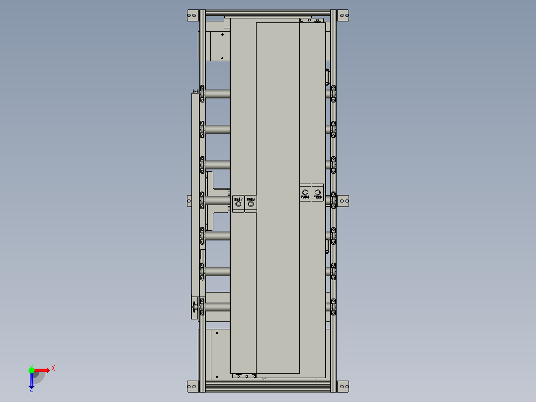 粘定位台俯视图