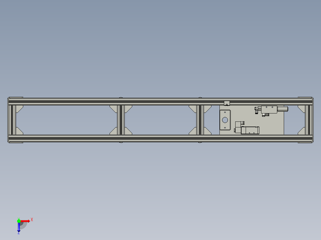 HW翻转架吸盘夹具A600俯视图