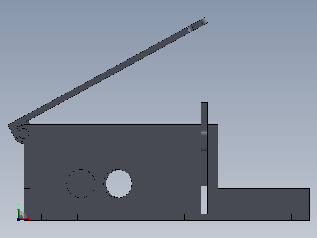 电热鞋机外壳前视图