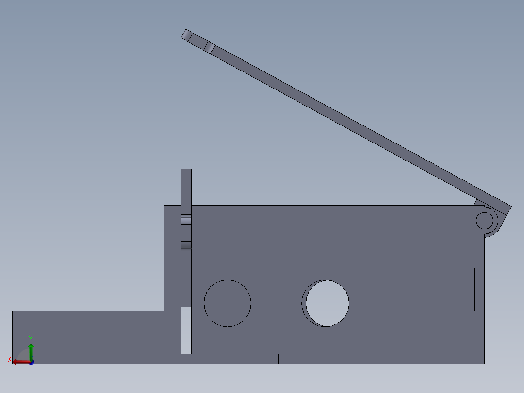电热鞋机外壳后视图