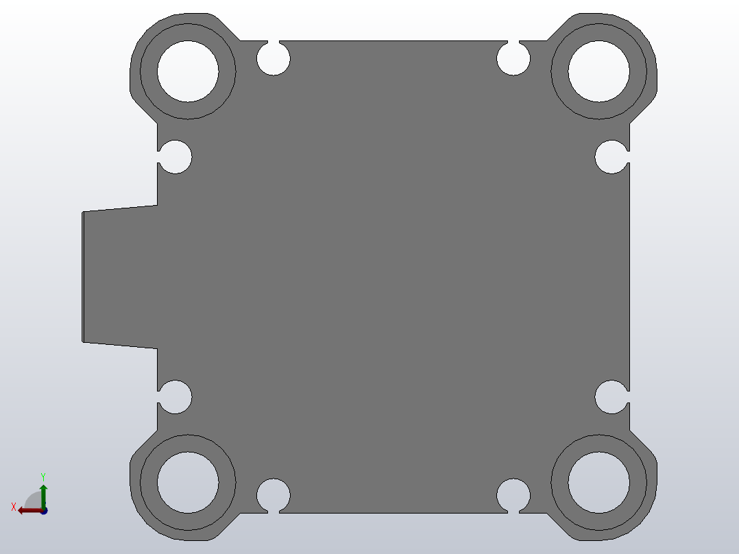 CQ2B-CDQ2B63-100紧凑型气缸[CQ2B63-40D]后视图