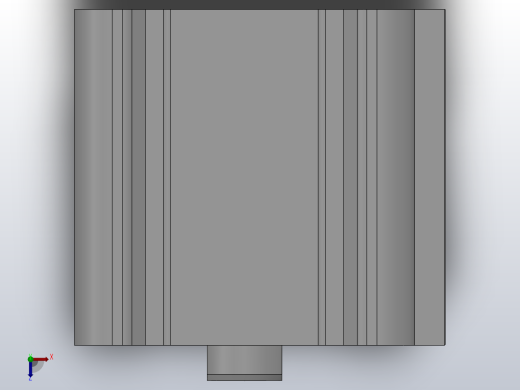 CQ2B-CDQ2B63-100紧凑型气缸[CQ2B63-40D]俯视缩略图