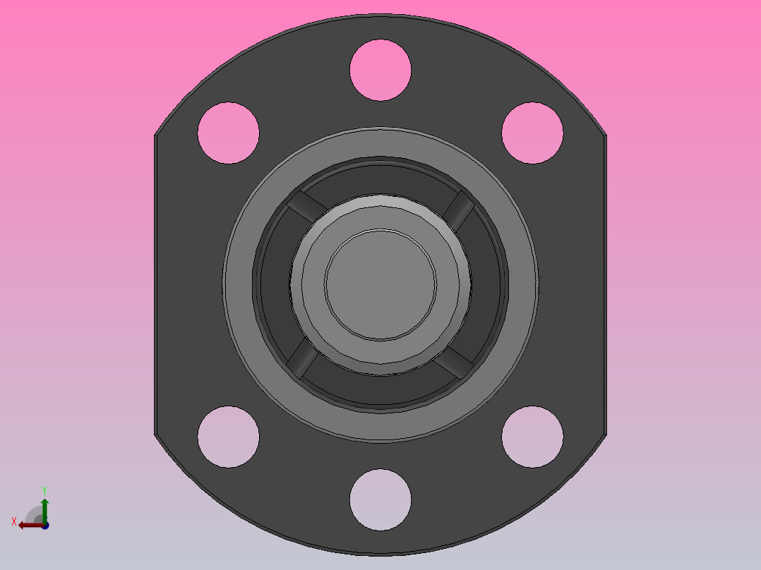 杰斯特滚珠丝杆SFNU╱SFU系列[SFUR1605-4]后视图