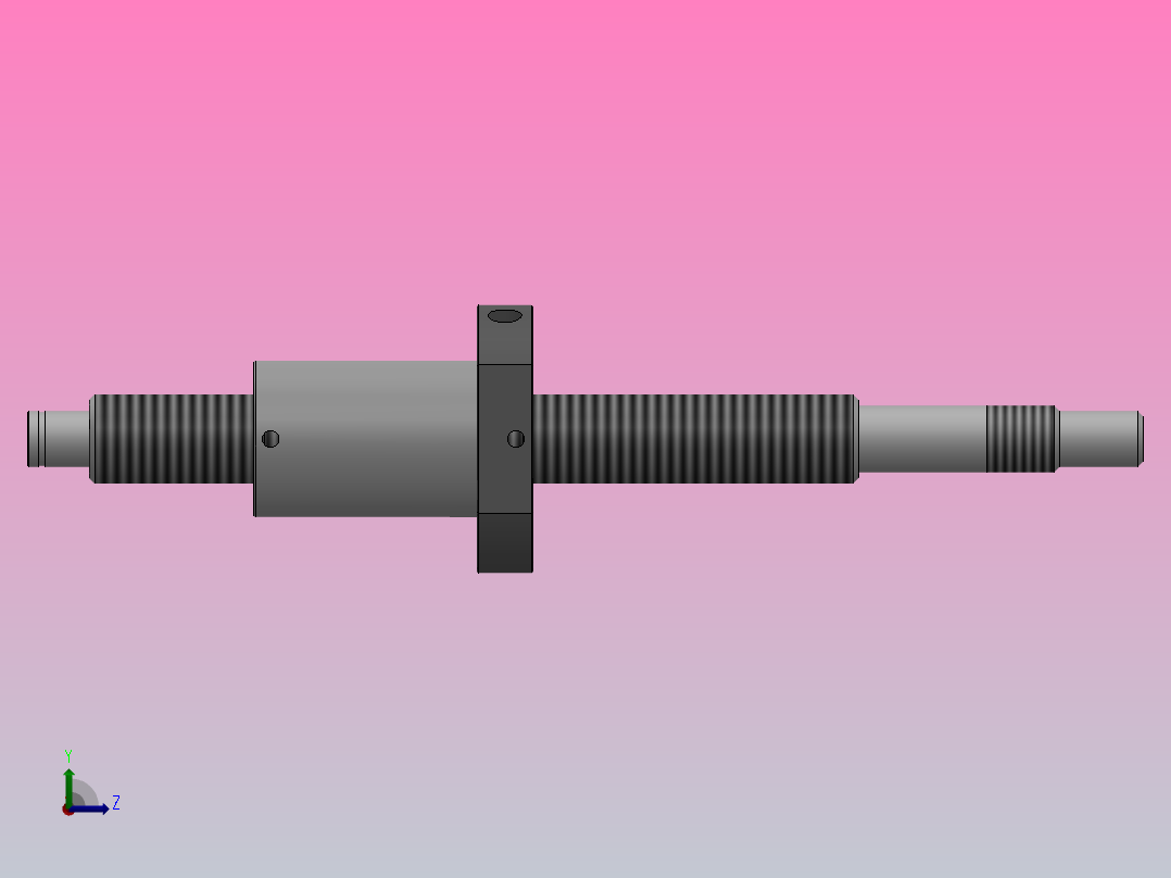 杰斯特滚珠丝杆SFNU╱SFU系列[SFUR1605-4]左视图