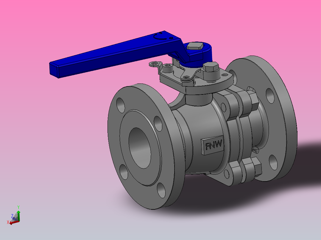 阀门、过滤器FNW-FNW600K主视图