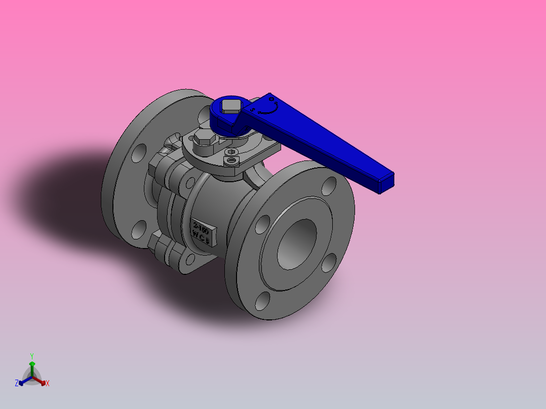 阀门、过滤器FNW-FNW600K正等轴测图