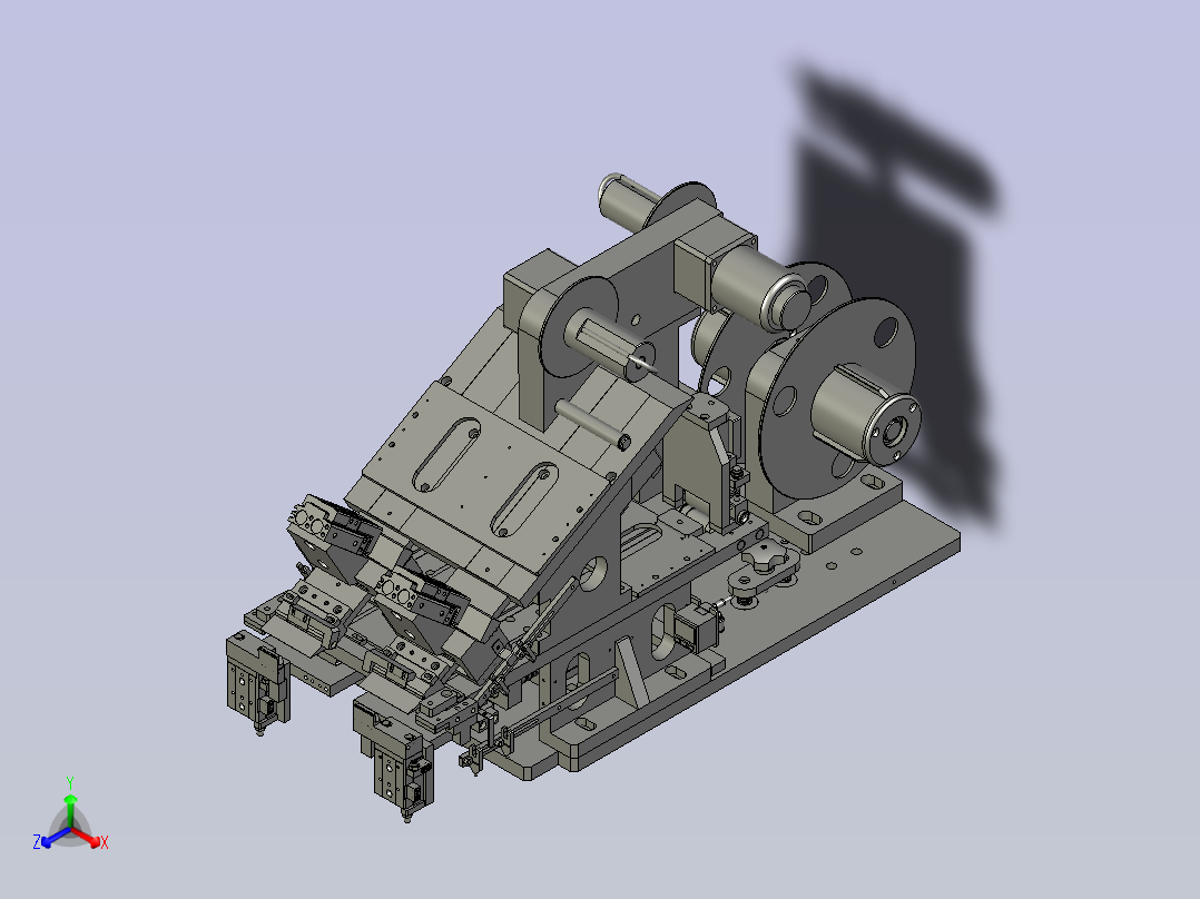 JR出标部分正等轴测图