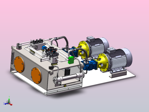 1500T液压机液压系统（SW+CAD+说明书+开题+任务书）