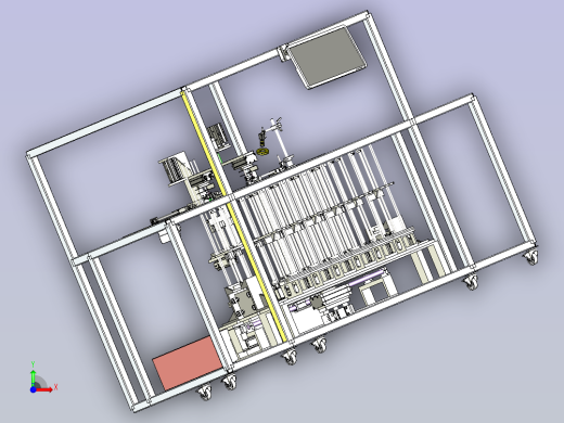 自动翘片压合机3D图纸前视缩略图