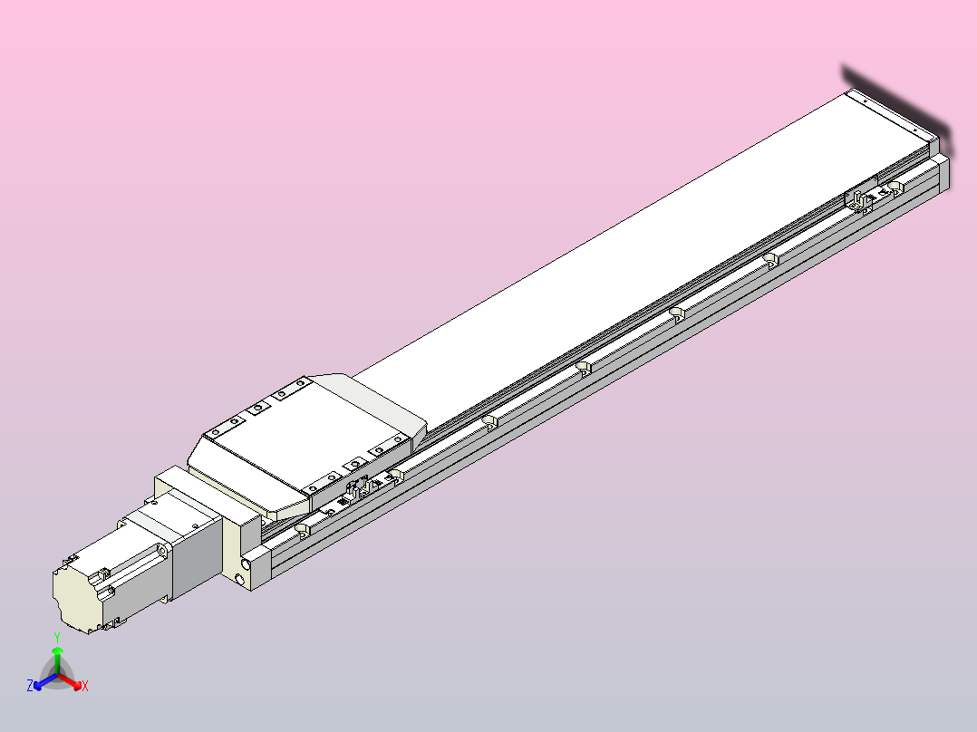 滚珠丝杠直线轴内置导轨TPA-GCR-170-2510C-L800-M-M75-N3主视图