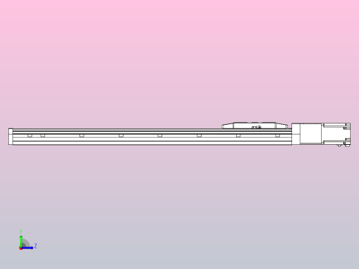滚珠丝杠直线轴内置导轨TPA-GCR-170-2510C-L800-M-M75-N3左视缩略图