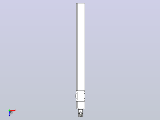 滚珠丝杠直线轴带导轨全封闭TPA-HCR-105D-1610C-L1000-M-C-P40-N3俯视缩略图