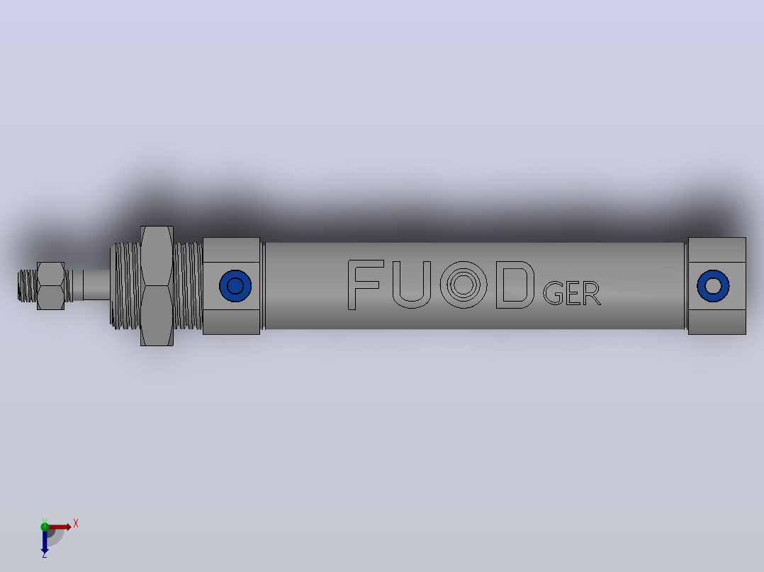 FY-MI气缸U型[FY-12-40-U]俯视图