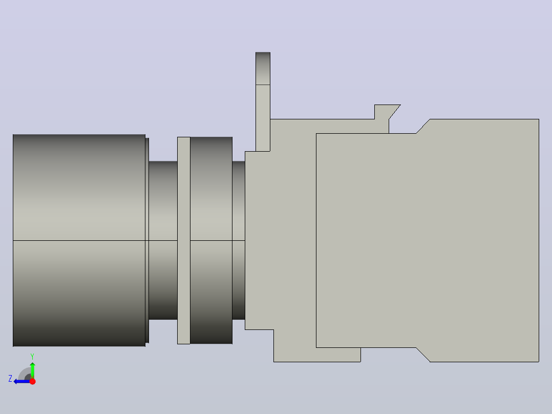 按钮开关 OMRON A22L-TR-24A-11M右视图