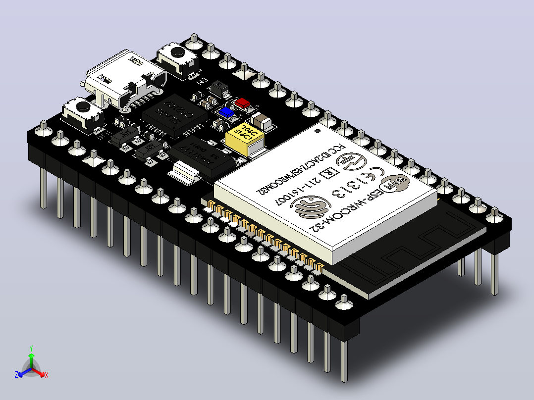 ESP32芯片主视图
