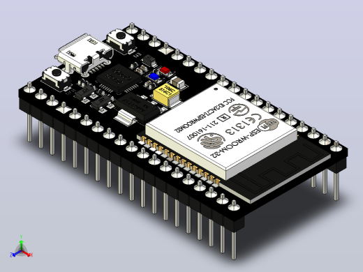 ESP32芯片正等轴测缩略图