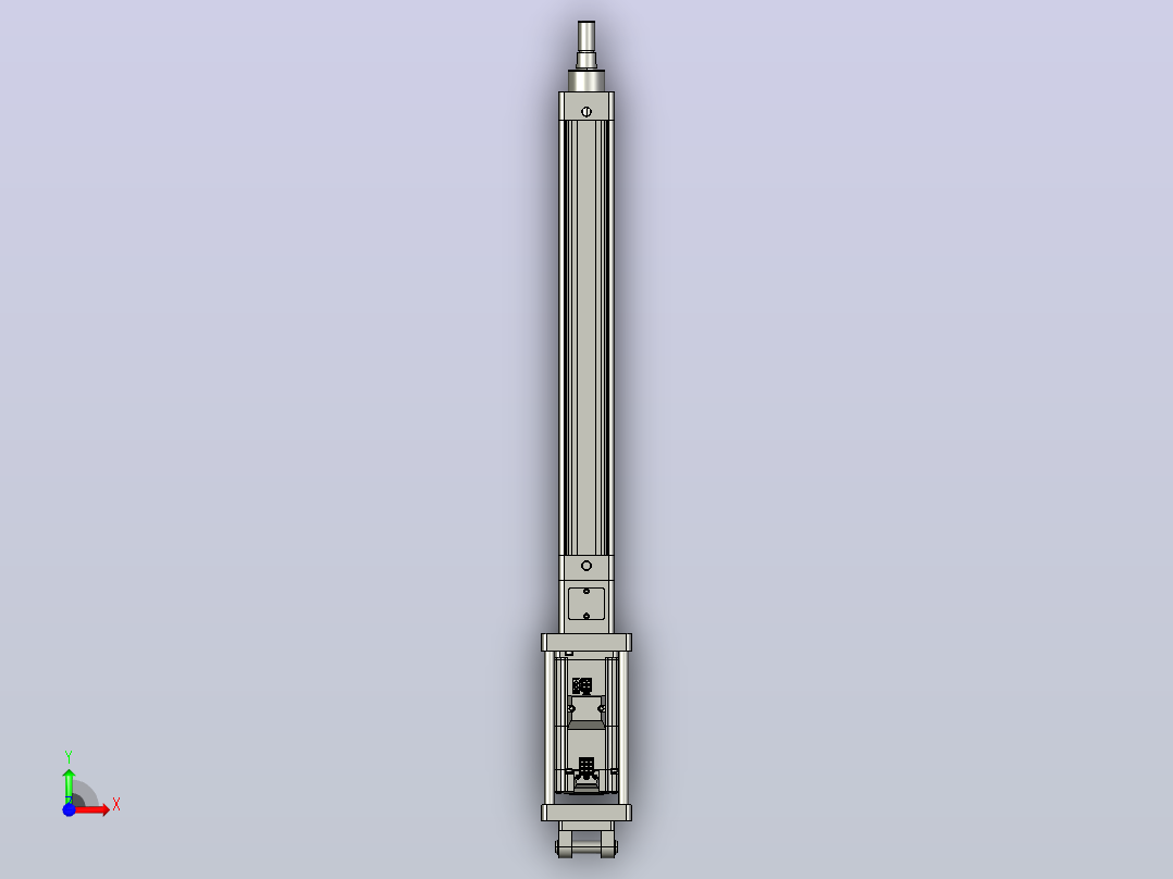 轻载电动缸TPA-ESR40-1210C-L300-M-CB-W-P40-C3前视图