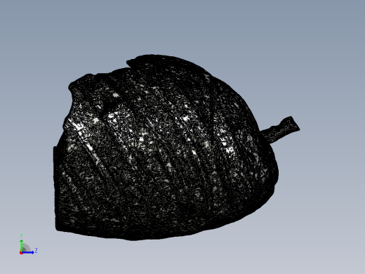 人类肺部的3D模型左视缩略图