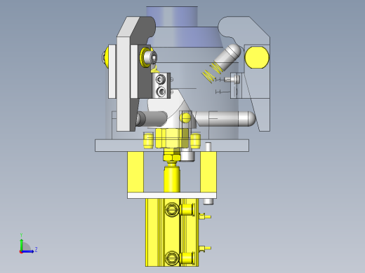 3爪夹头左视缩略图